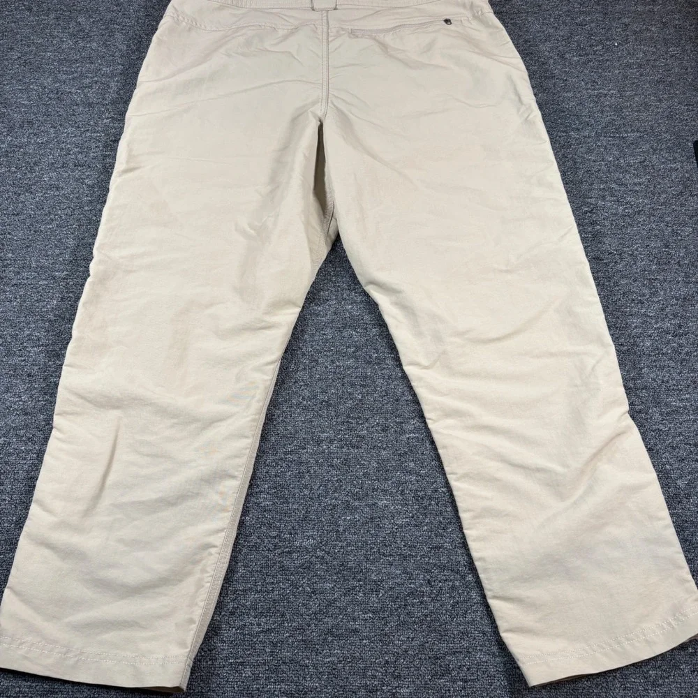 The North Face Hiking Pants Mens 38 Short Beige Khaki Outdoor Cargo Trail NWOT